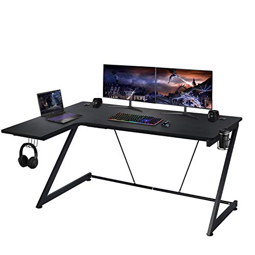 Computer Gaming Desk L-Shaped