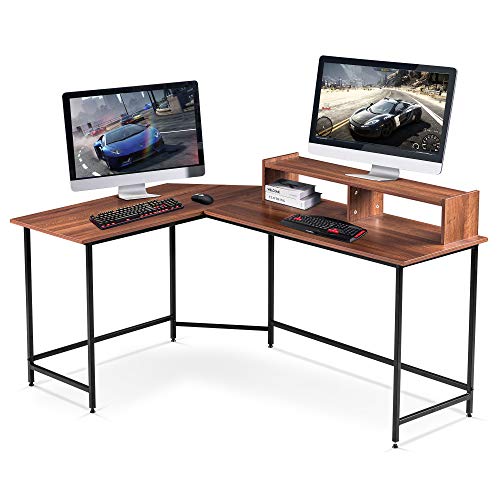 Ivinta L-Shaped Corner Desk Computer Gaming Desk