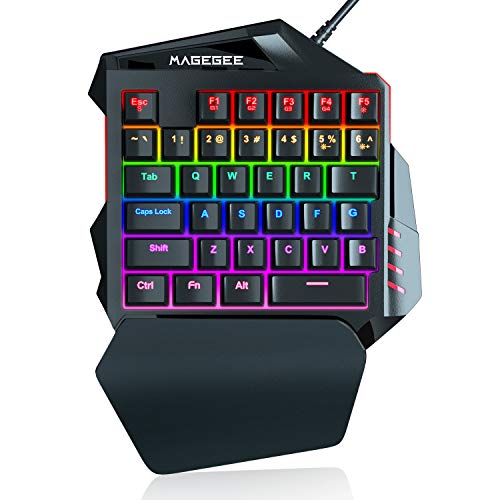 One-Handed RGB Mechanical Gaming Keyboard