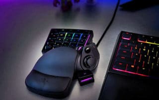 backlit one-handed gaming keyboard