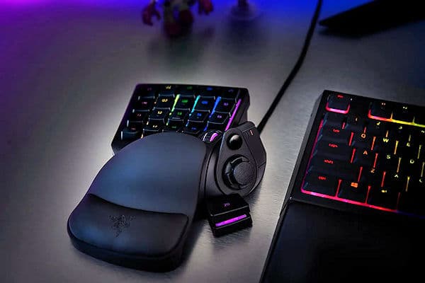 backlit one-handed gaming keyboard