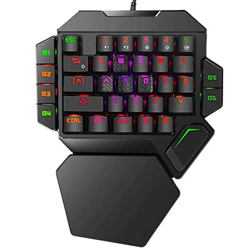 RGB One-Handed Mechanical Gaming Keyboard