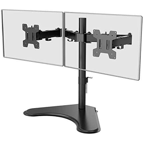 WALI Free Standing Dual LCD Monitor Mount review