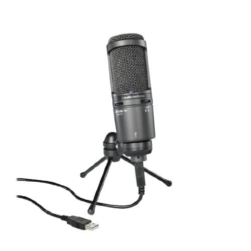 Audio-Technica AT2020 USB Cardioid Gaming Microphone